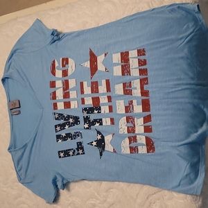 Small Blue Living the Dream Graphic Tee